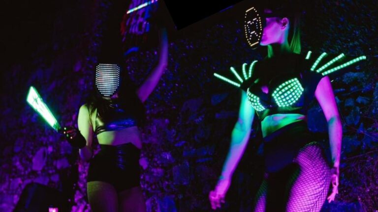 Ballerine con costumi led