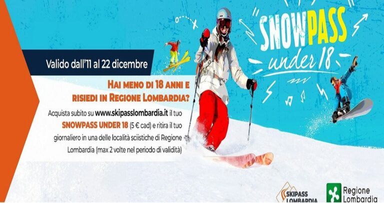 Snowpass under18 Lombardia