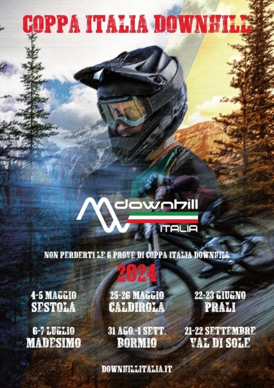 locandina Coppa Italia Downhill Madesimo 2024