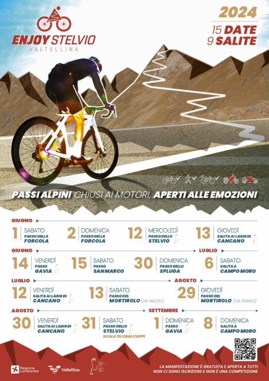 Locandina e calendario Enjoy Stelvio 2024