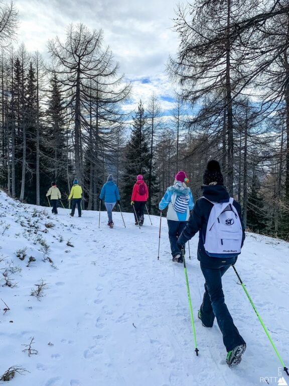 Winter Nordic Walking Alpe Motta