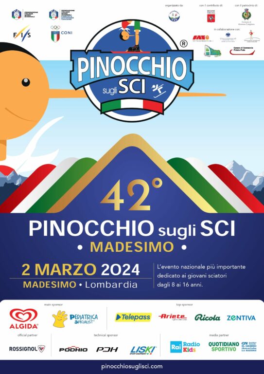 Locandina Pinocchio sugli Sci