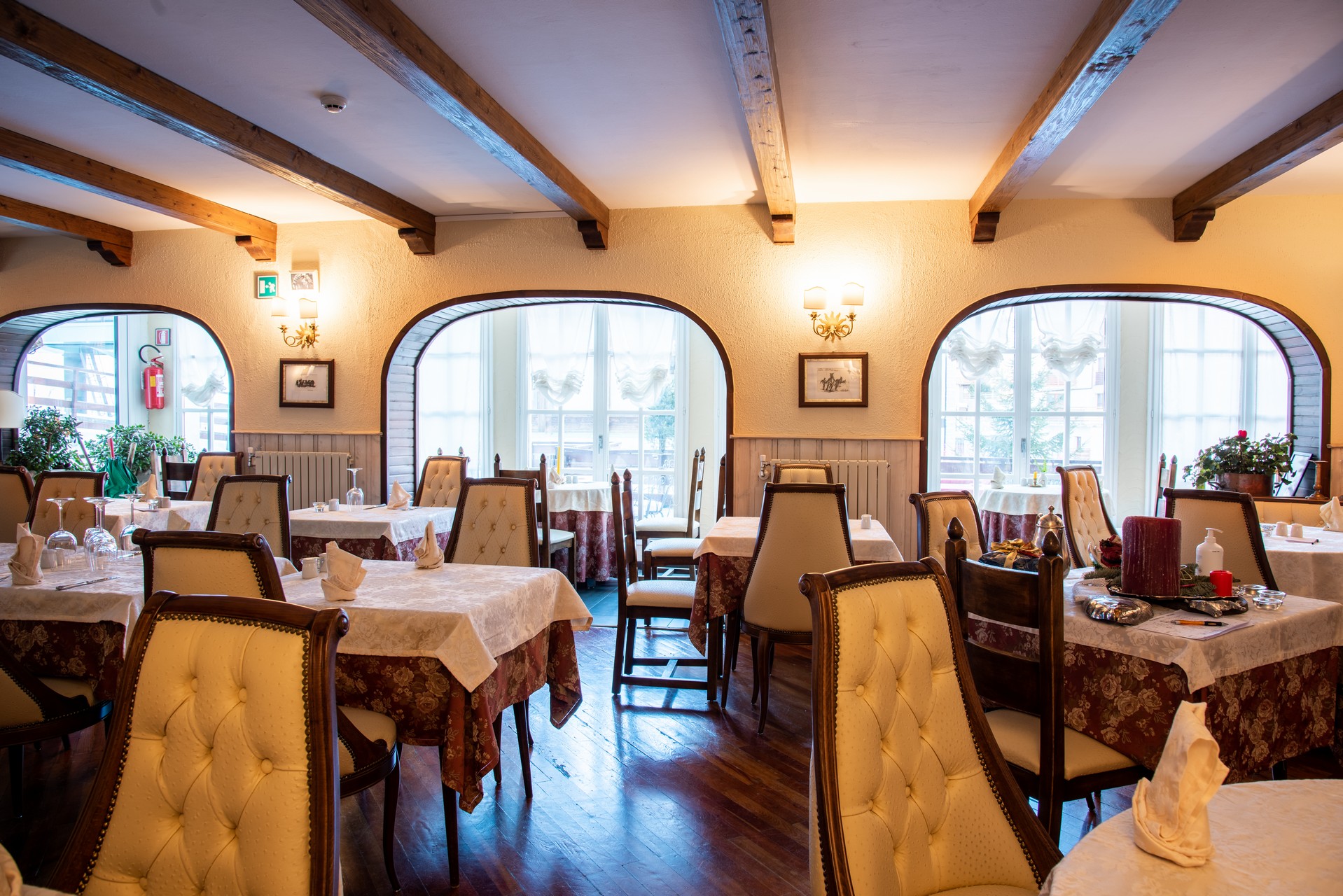 sala da pranzo ristorante La Meridiana