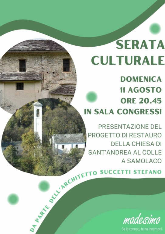 Serata culturale Succetti Stefano