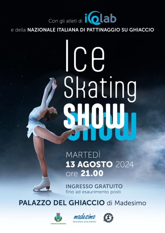 Locandina Ice Skating Show Madesimo 2024