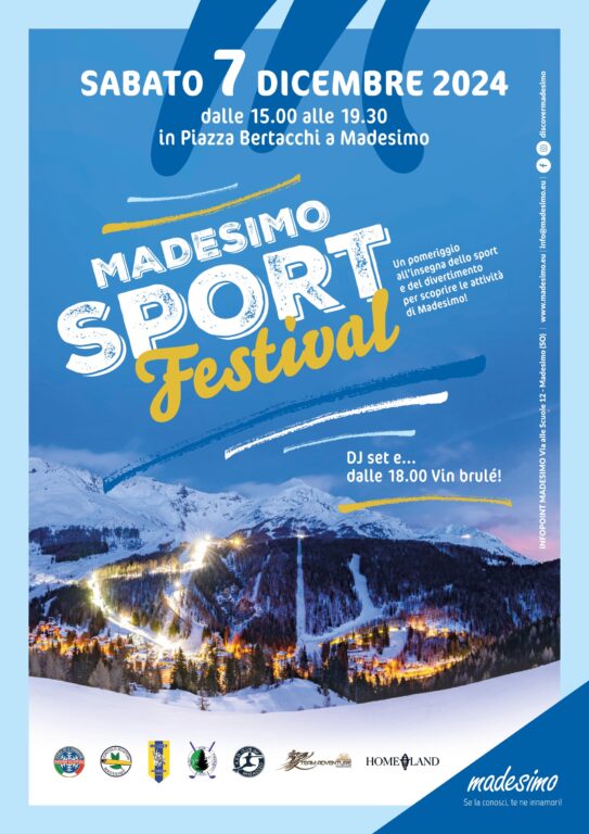 Locandina INVERNO Madesimo Sport Festival