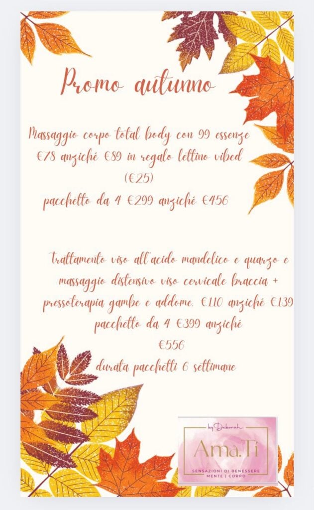 Promo autunno Ama.ti