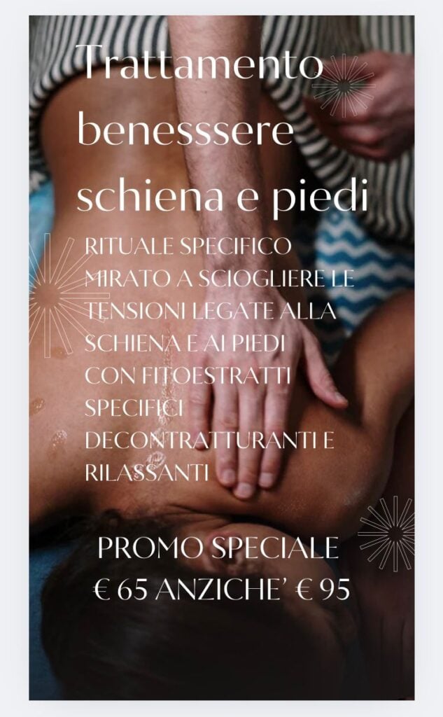 Trattamento schiena-piedi ama.ti