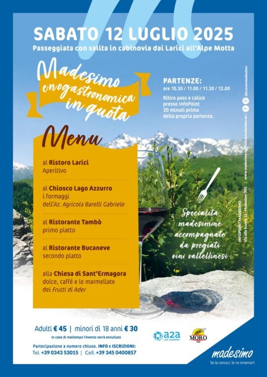 Locandina Enogastronomica in Quota 2025