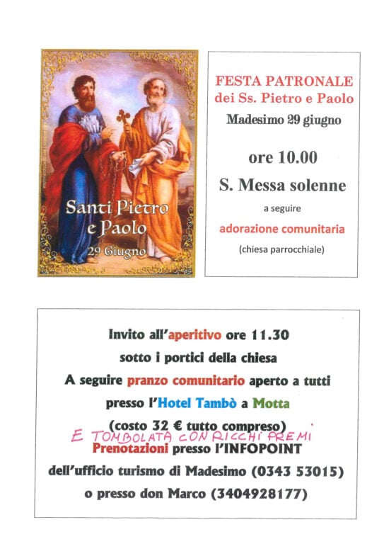 Festa Patronale SS Pietro e Paolo