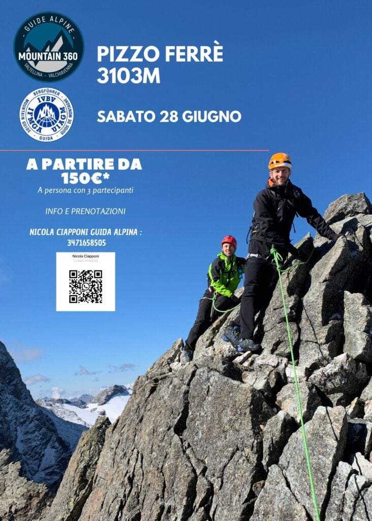 Escursione al Pizzo Ferrè con guida alpina