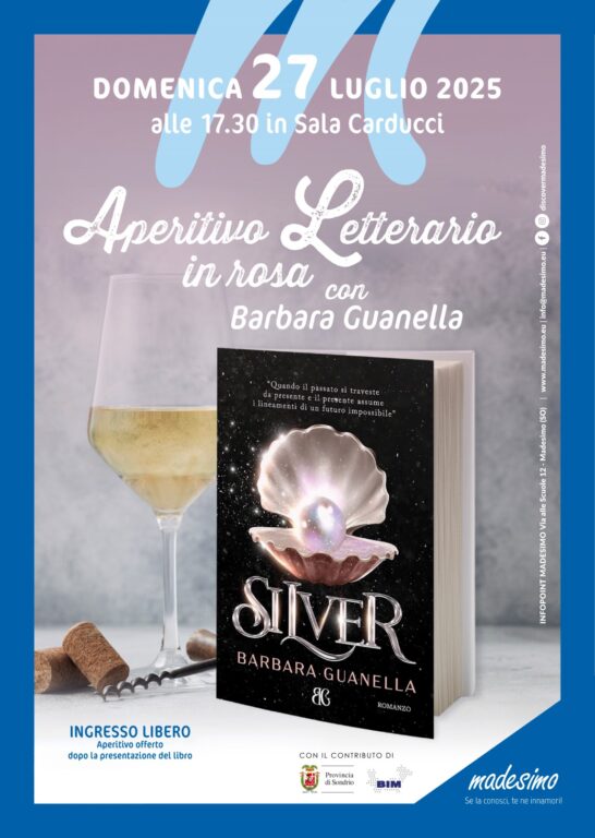 locandina aperitivo letterario con Barbara Guanella