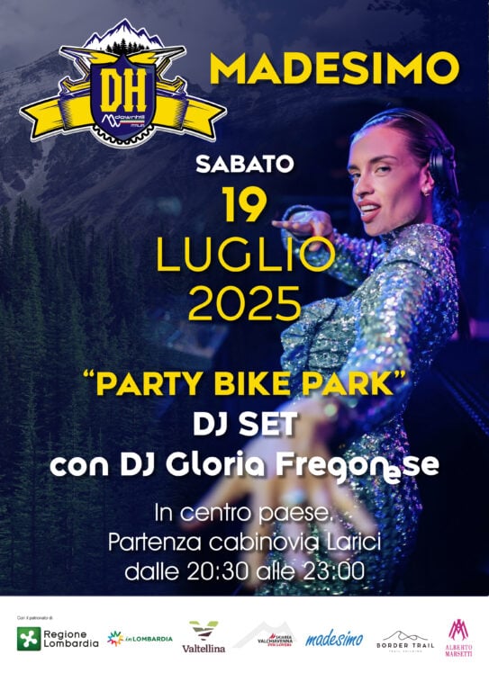 Party Bike Park, DJ SET con DJ Gloria Fregonese