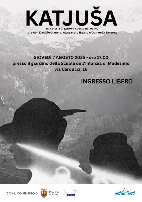 Locandina evento podcast Katjusa 