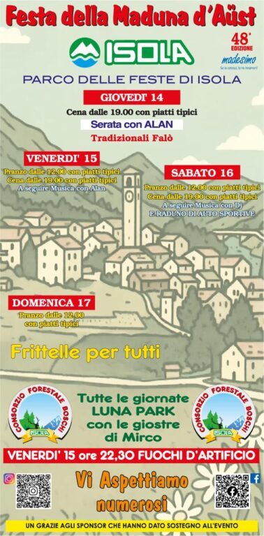 Locandina Maduna d'Aust Isola 2025