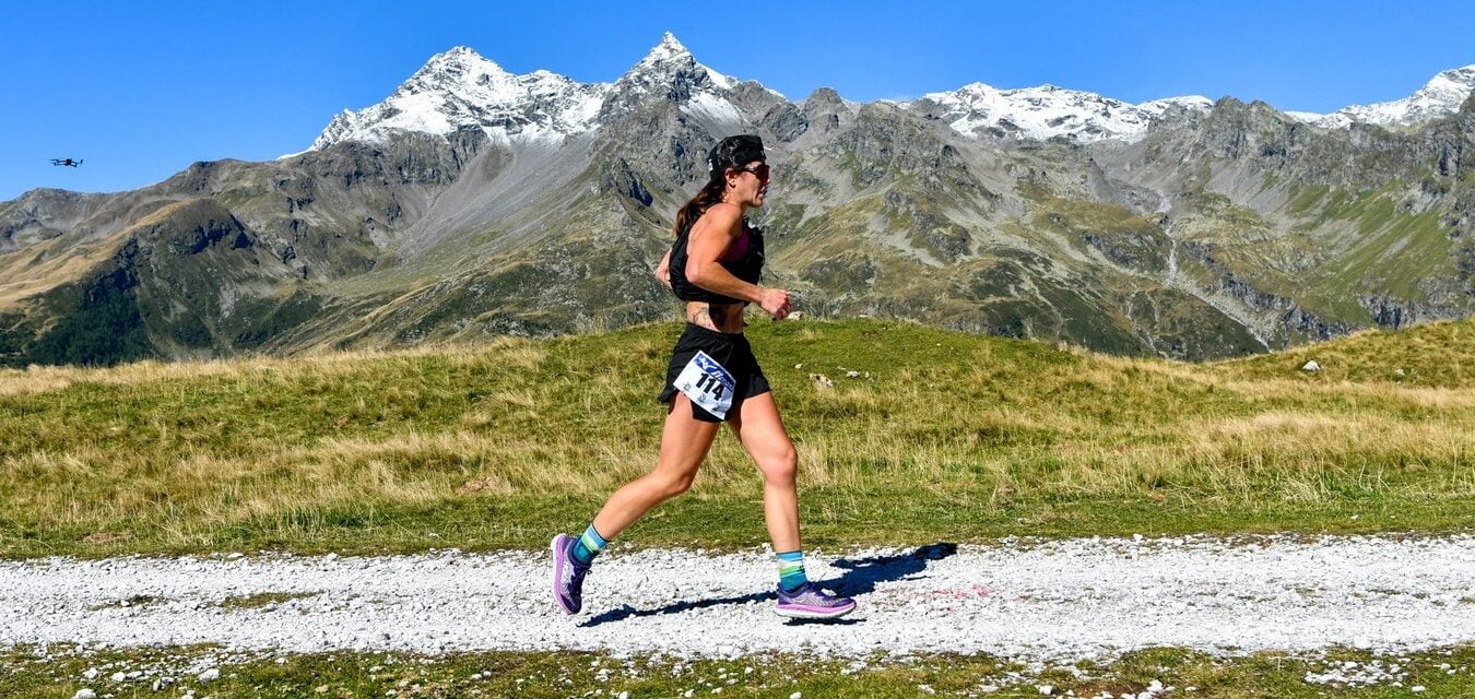 Madesimo Summer trail 2025 con i pizzi Piani e Ferré innevati