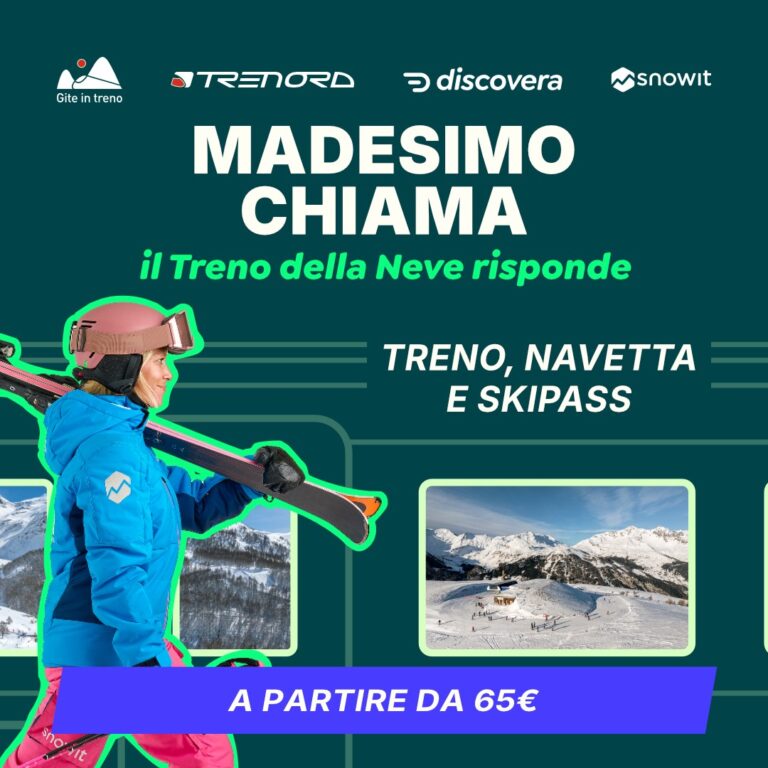 Treno della neve Madesimo 2026