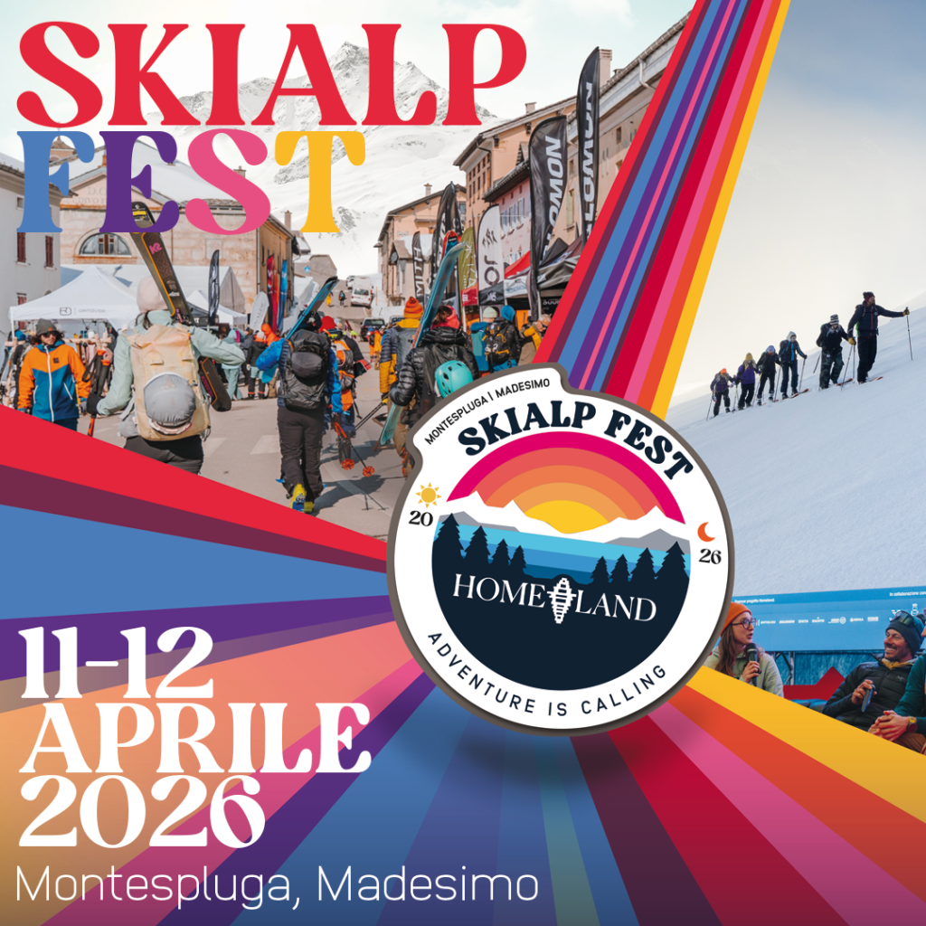 Grafica evento Skialp fest Montespluga