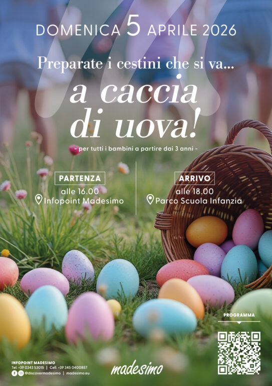 Locandina evento caccia all'uovo 