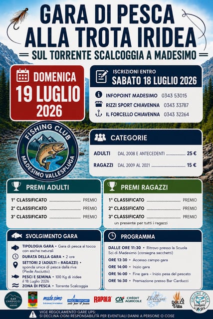 Locandina Gara Luglio 2026