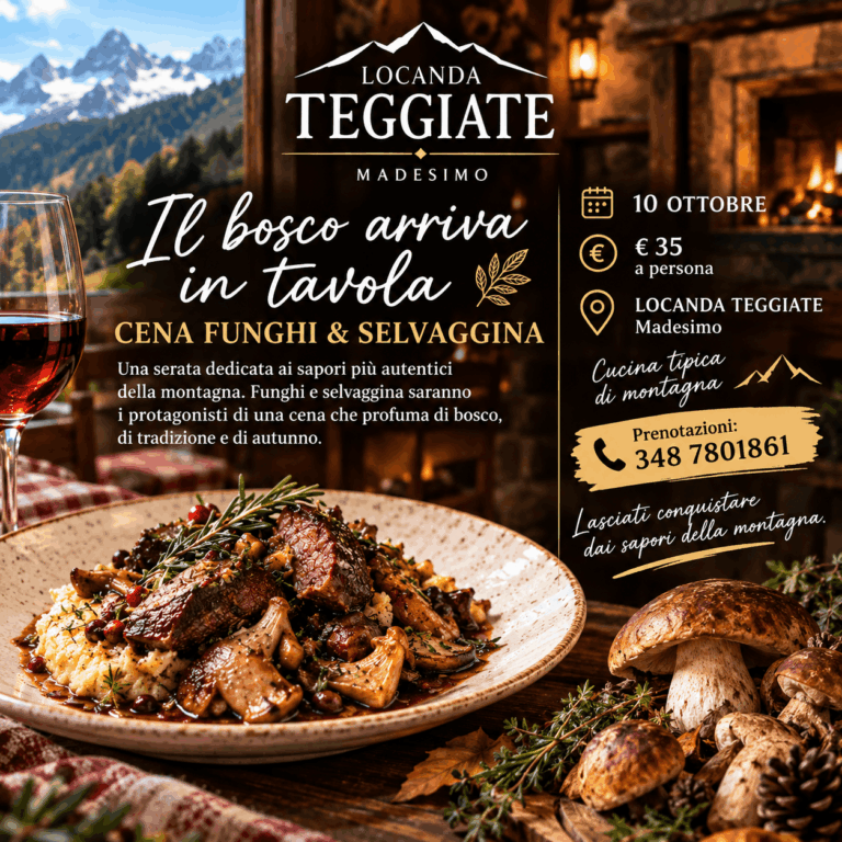 Il bosco arriva in tavola - Teggiate
