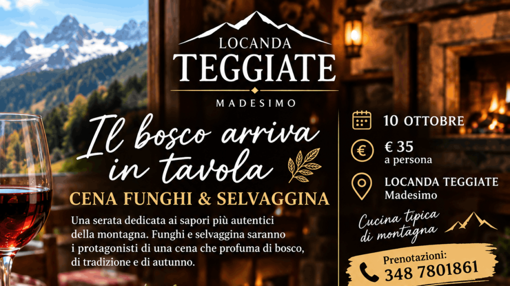 il bosco in tavola-Locanda Teggiate